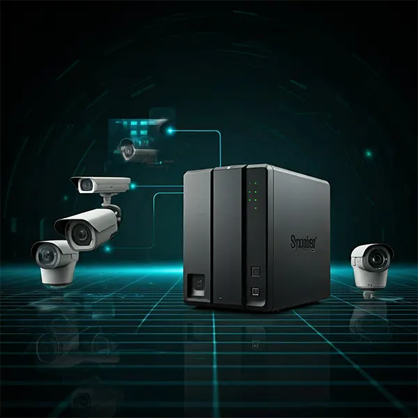 Synology surveillance system network-attached storage device integrated with advanced with cameras for comprehensive security